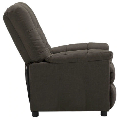 vidaXL Recliner Taupe Fabric - 29.1 x 38.9 x 40.1
