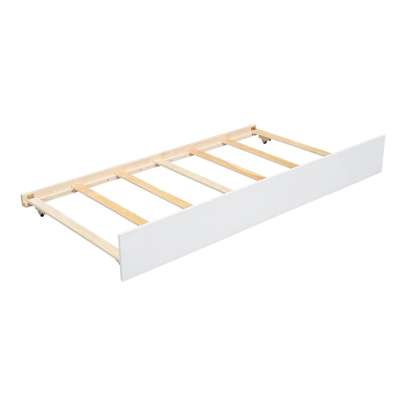 Twin size Tent Floor Teepee Bed with Trundle for bedroom