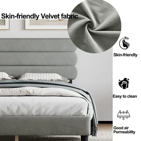 Queen Bed Frame with Headboard