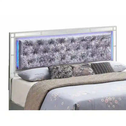 Madison Silver Champagne Full Panel Beds