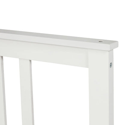 Wood Platform Bed with Headboard & Footboard, No Box Spring Needed