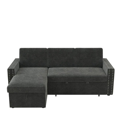 3 Seater Sleeper Sofa with Storage Chaise