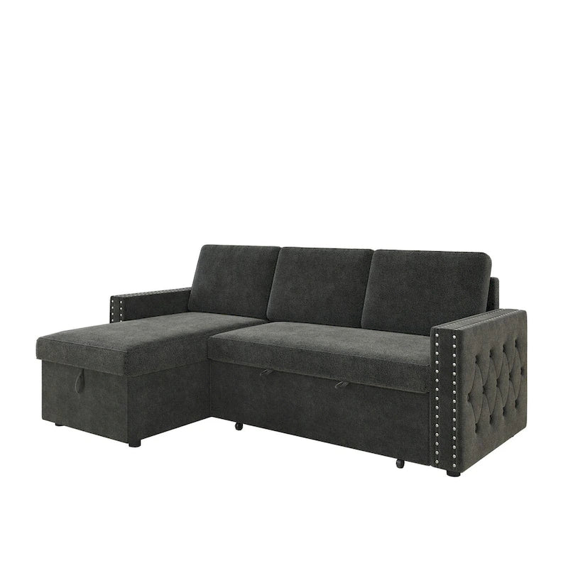 3 Seater Sleeper Sofa with Storage Chaise