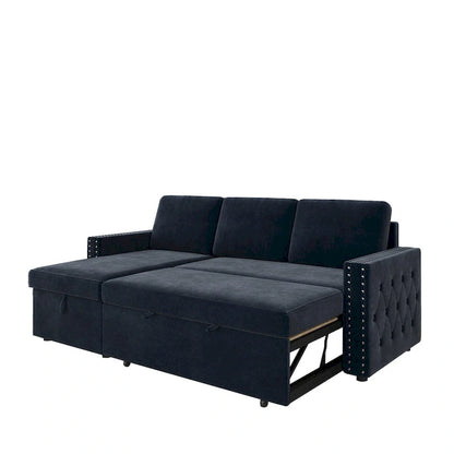 3 Seater Sleeper Sofa with Storage Chaise