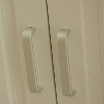 Rolling Kitchen Island Cart with Solid Wood Top