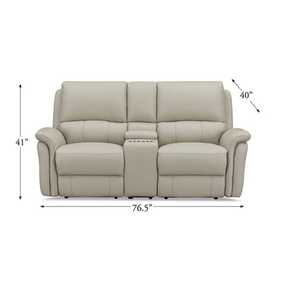Hydeline Erindale Zero Gravity Power Recline and Headrest Top Grain Leather Sofa, Loveseat and Recliner