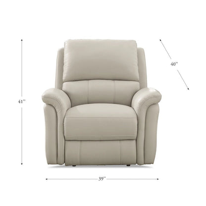 Hydeline Erindale Zero Gravity Power Recline and Headrest Top Grain Leather Sofa, Loveseat and Recliner