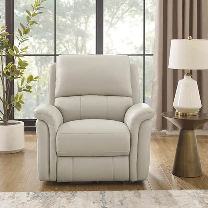 Hydeline Erindale Zero Gravity Power Recline and Headrest Top Grain Leather Sofa, Loveseat and Recliner
