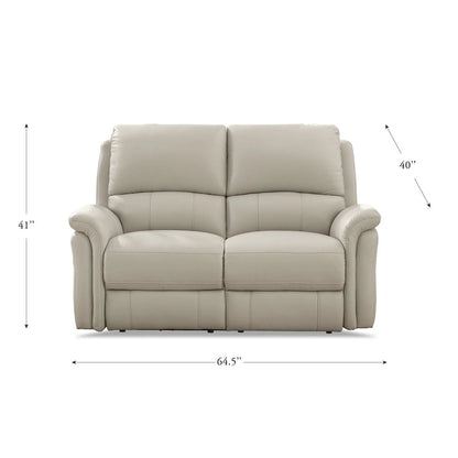 Hydeline Erindale Zero Gravity Power Recline and Headrest Top Grain Leather Sofa, Loveseat and Recliner