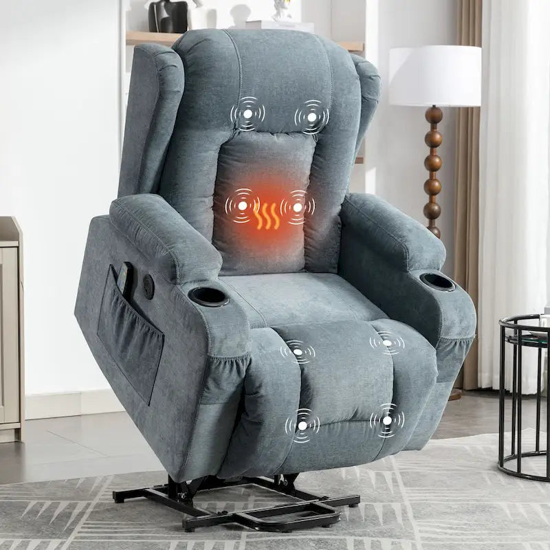 Recliner Chair for Living Room with Side Pocket