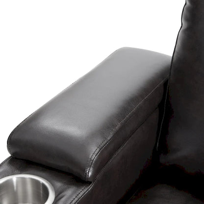 Power Motion Recliner with 2 Convenient Cup Holders