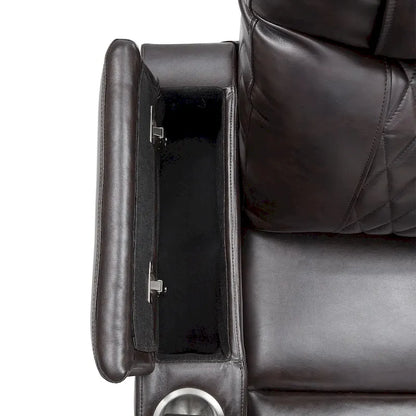 Power Motion Recliner with 2 Convenient Cup Holders