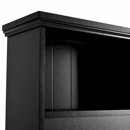 5-in-1 Entryway Bench with Shutter-shaped Doors, Coat Rack, Cushion and 4 Sturdy Hooks