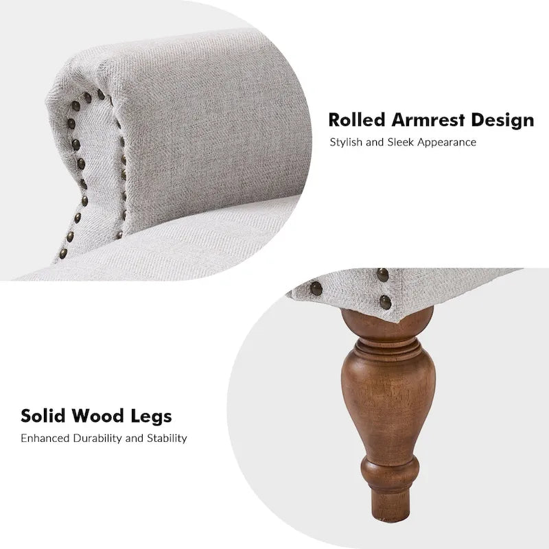 Terri Traditional Roll Arm Manual Recliner with Solid Wood Legs Set of 2 by HULALA HOME