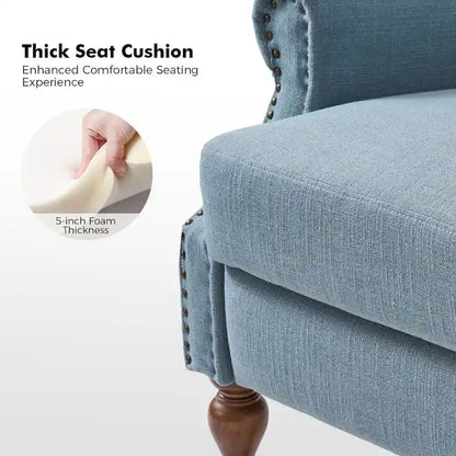 Terri Traditional Roll Arm Manual Recliner with Solid Wood Legs Set of 2 by HULALA HOME