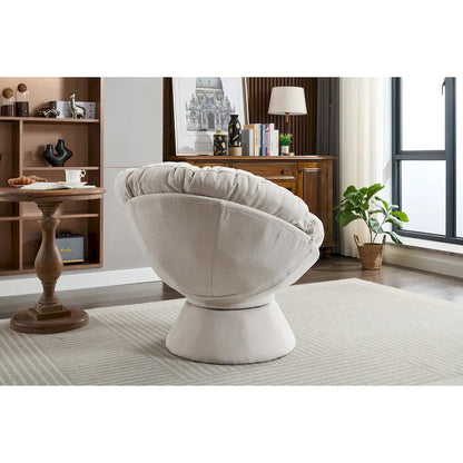 Oversized Swivel Accent Chair, 360 Swivel Barrel Chair, Papasan Chair for Living Room Bedroom