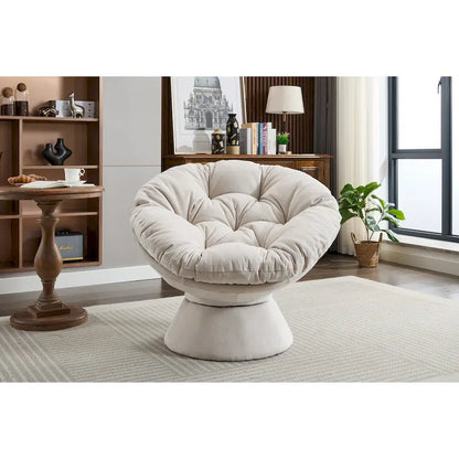 Oversized Swivel Accent Chair, 360 Swivel Barrel Chair, Papasan Chair for Living Room Bedroom