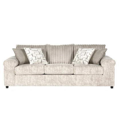 Roundhill Furniture Nason Wide Wale Corduroy Sofa, Loveseat, and Ottoman Set