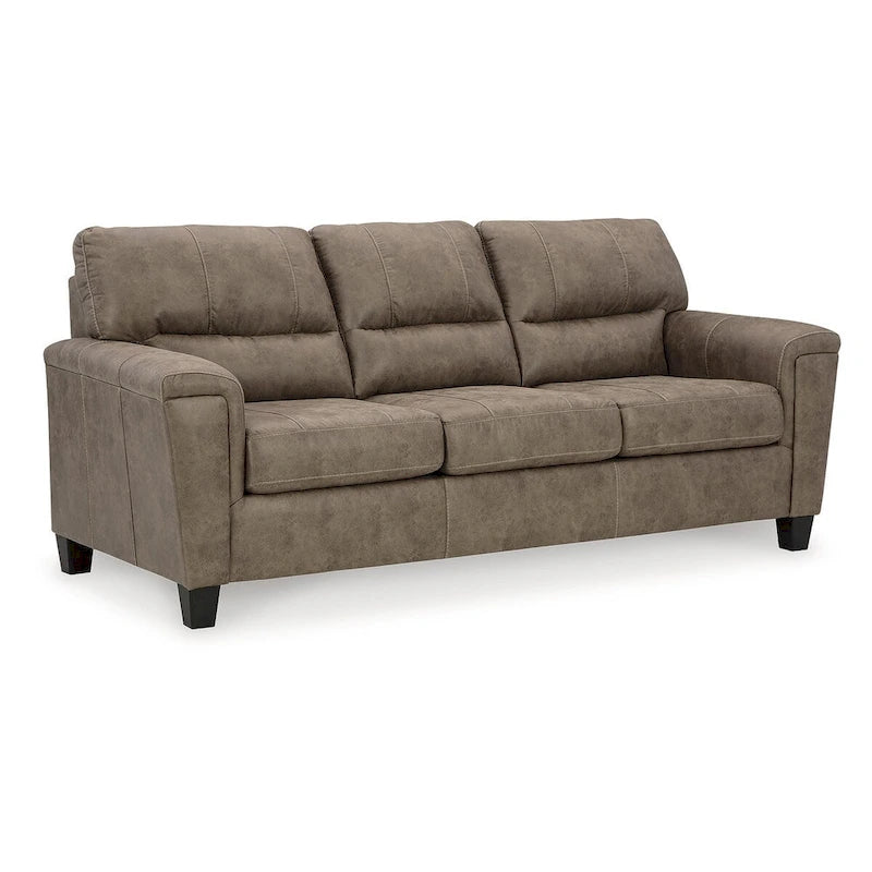 Signature Design by Ashley Navi Brown/Beige Sofa - 89W x 38D x 39H