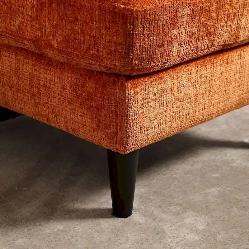 Modular Sleeper Sectional Sofa with Storage Ottoman