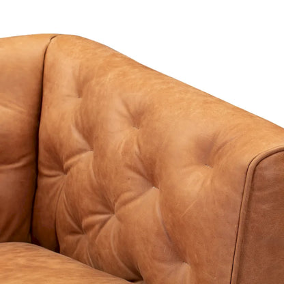 Poly & Bark Essex Lounge Chair - Full Grain Genuine Italian Leather