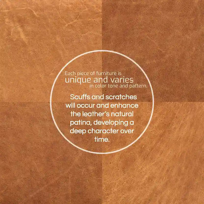 Poly & Bark Essex Lounge Chair - Full Grain Genuine Italian Leather