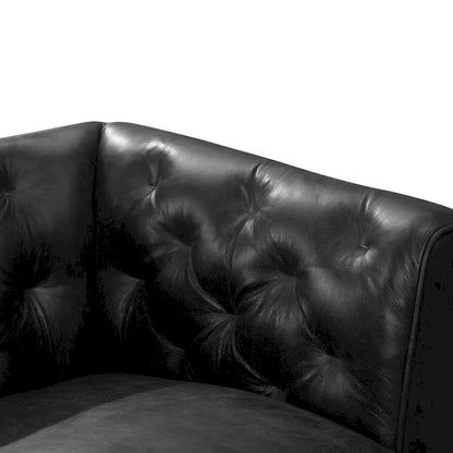 Poly & Bark Essex Lounge Chair - Full Grain Genuine Italian Leather