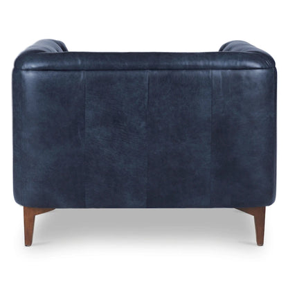 Poly & Bark Essex Lounge Chair - Full Grain Genuine Italian Leather