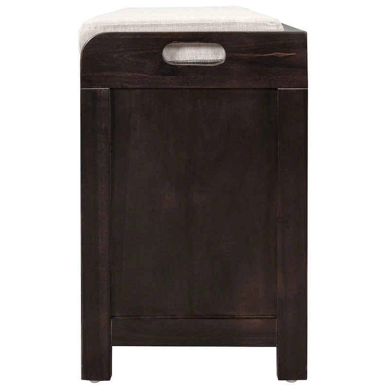 3-drawer Solid Wooden Storage Bench