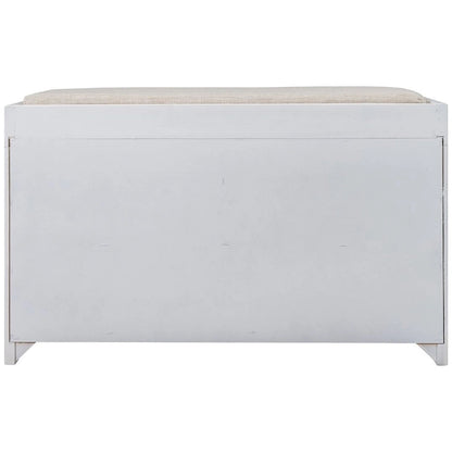 3-drawer Solid Wooden Storage Bench