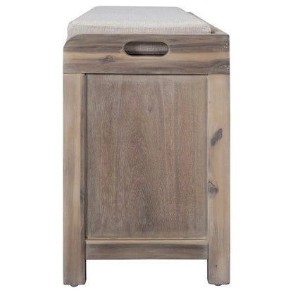 3-drawer Solid Wooden Storage Bench