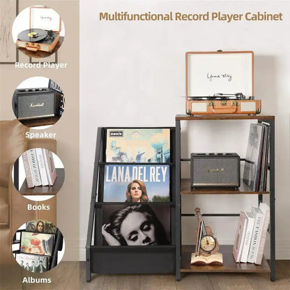 Record Player Stand - 15.74D x 33.85W x 29.72H