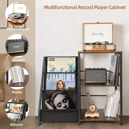 Record Player Stand - 15.74D x 33.85W x 29.72H