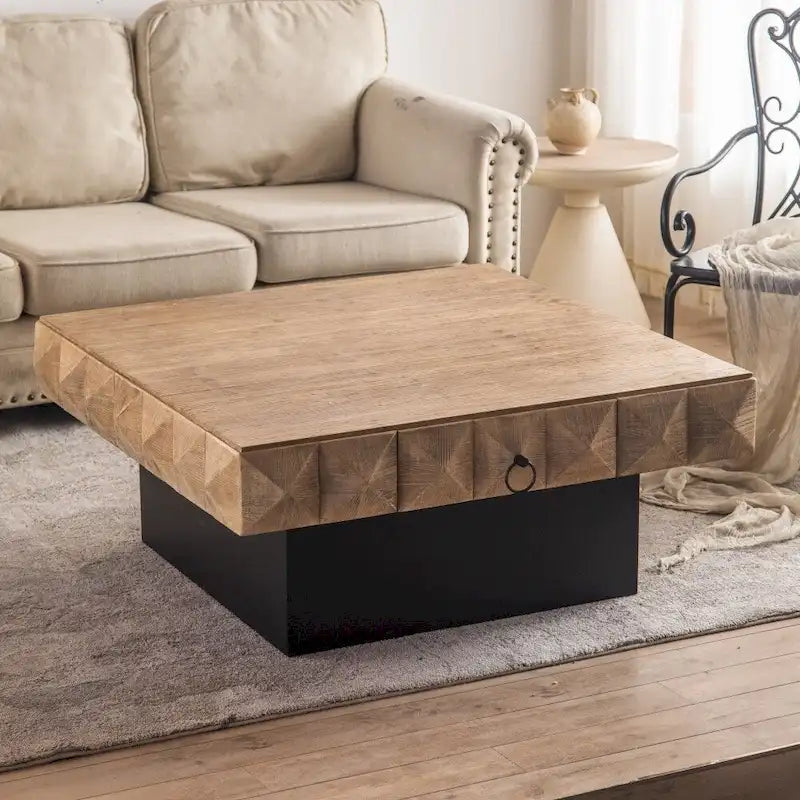 Vintage Style Coffee Table for Living Room