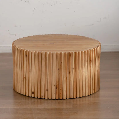 Retro Fashion Style Cylindrical Coffee Table