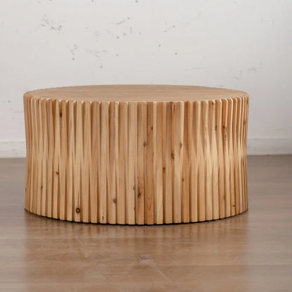 Retro Fashion Style Cylindrical Coffee Table