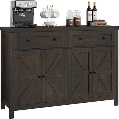 Buffet Sideboard Cabinet - 15.7D x 55.1W x 35.4H
