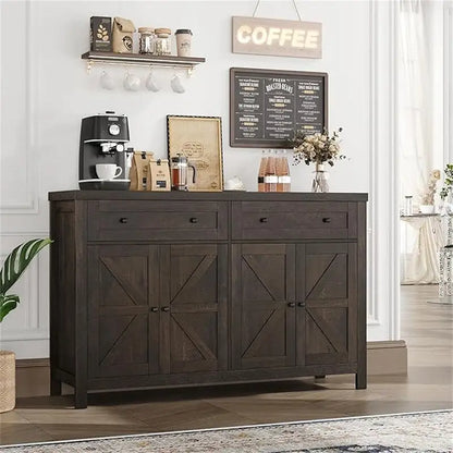 Buffet Sideboard Cabinet - 15.7D x 55.1W x 35.4H