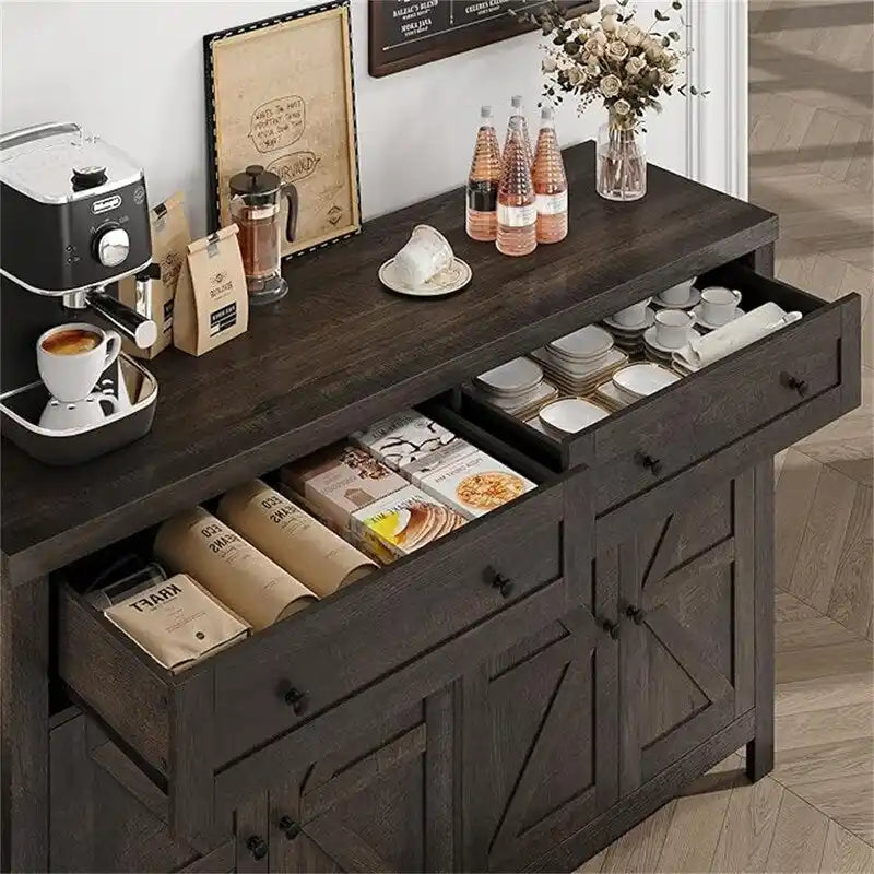 Buffet Sideboard Cabinet - 15.7D x 55.1W x 35.4H
