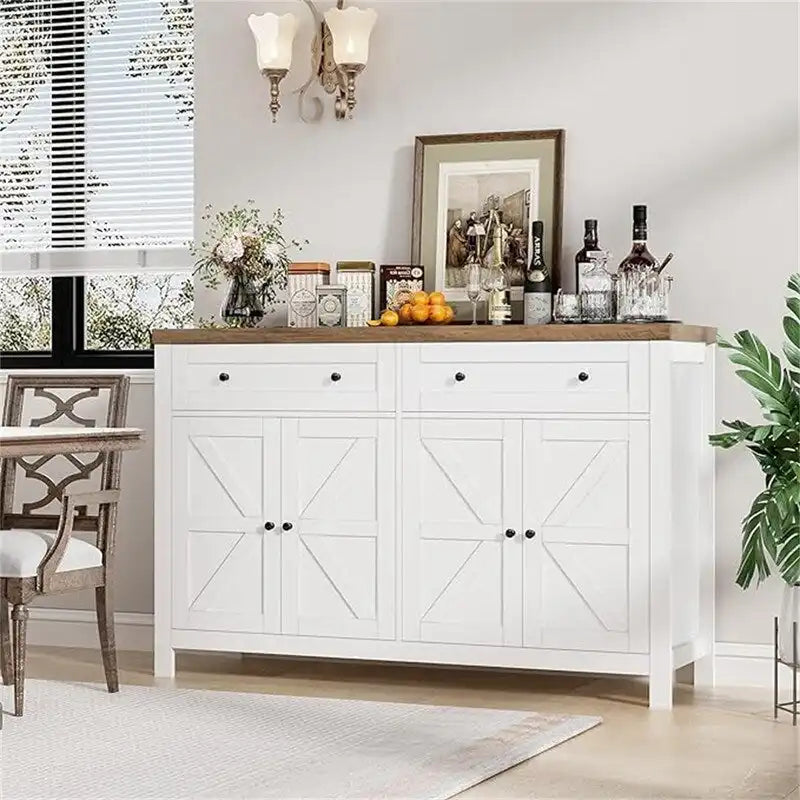 Buffet Sideboard Cabinet - 15.7D x 55.1W x 35.4H