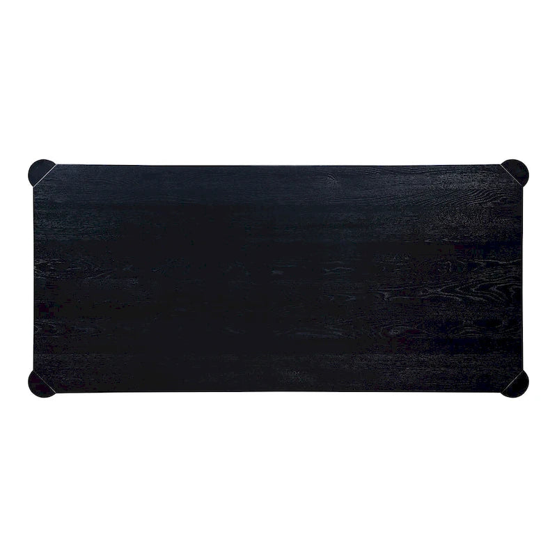 Aurelle Home Posy Modern Solid Oak Dinning Table