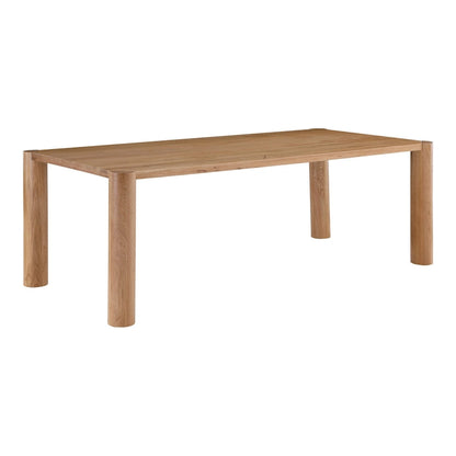 Aurelle Home Posy Modern Solid Oak Dinning Table
