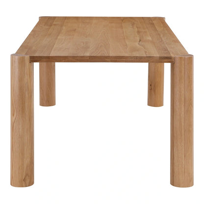 Aurelle Home Posy Modern Solid Oak Dinning Table