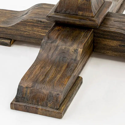 East West Furniture Dining Table Set- a Kitchen Table and Dahlia Linen Fabric Dining Chairs, Distressed Jacobean(Pieces Options)