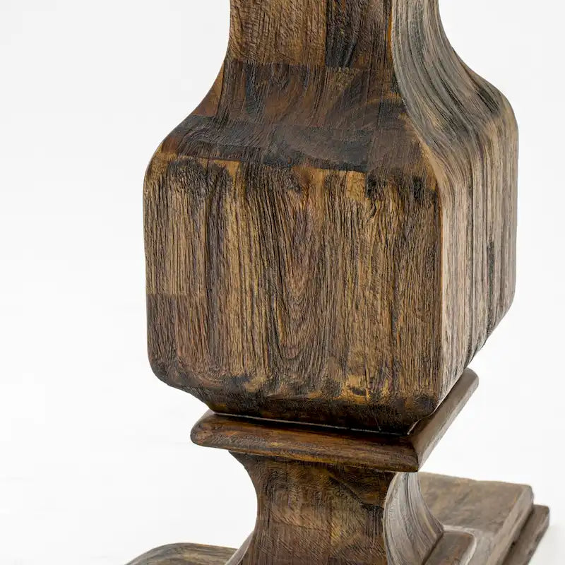 East West Furniture Dining Table Set- a Kitchen Table and Dahlia Linen Fabric Dining Chairs, Distressed Jacobean(Pieces Options)