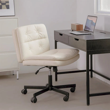Large Size Swivel Armless Home Office Desk Chair