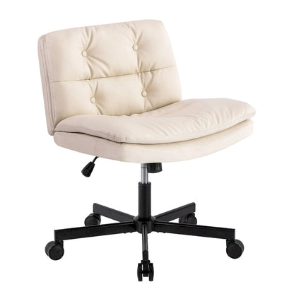 Large Size Swivel Armless Home Office Desk Chair