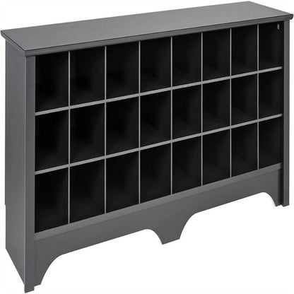 24 Pair Shoe Storage Cubby Bench - 15.5D x 60W x 20.25H