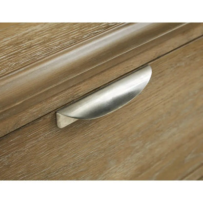 Signature Design by Ashley Rencott Light Brown 80 TV Stand for TVs up to 92 - 79.63 W x 20 D x 28 H