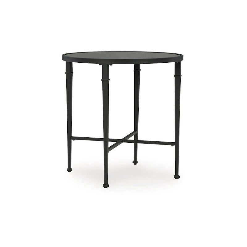 Signature Design by Ashley Cadeburg Black Accent Table - 26W x 26D x 26H